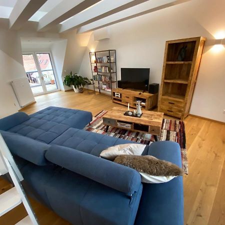 דירות Modernes Penthouse, Nahe Wuerzburg מראה חיצוני תמונה