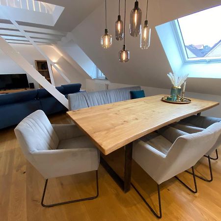 דירות Modernes Penthouse, Nahe Wuerzburg מראה חיצוני תמונה