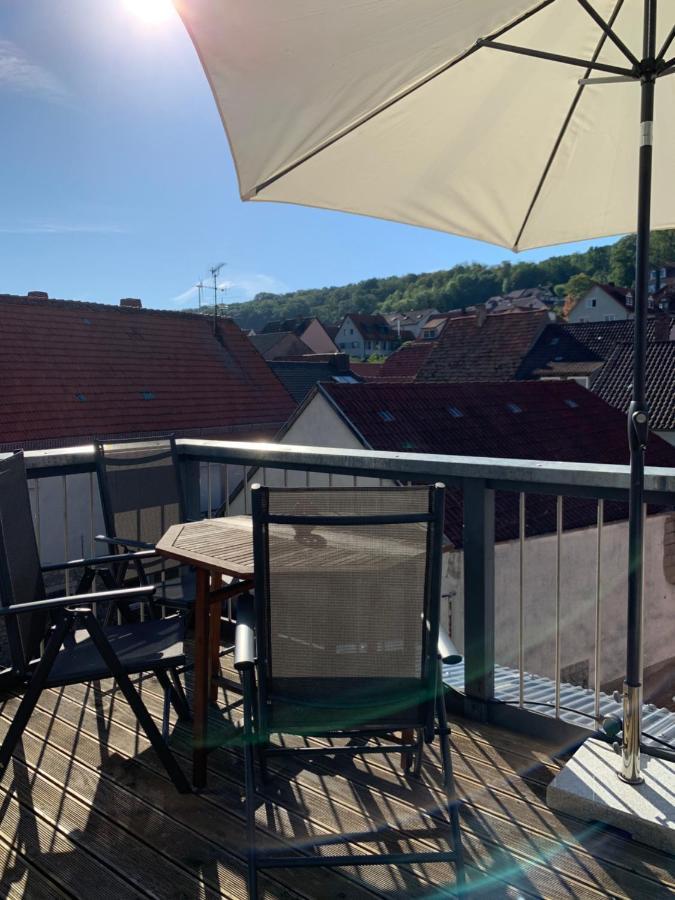 דירות Modernes Penthouse, Nahe Wuerzburg מראה חיצוני תמונה