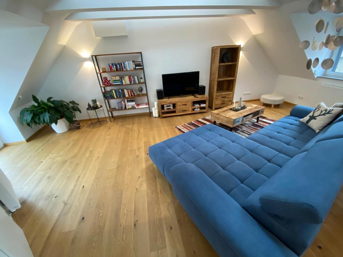 דירות Modernes Penthouse, Nahe Wuerzburg מראה חיצוני תמונה