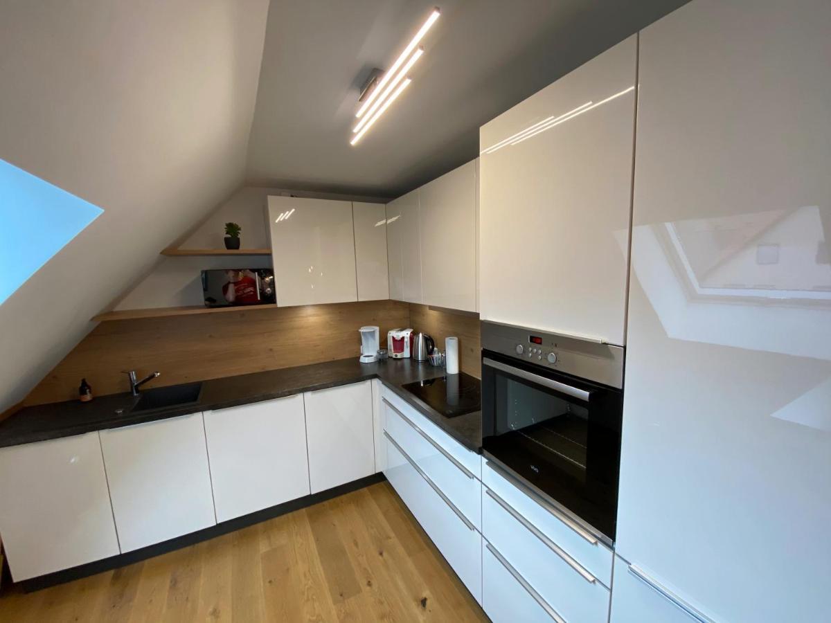 דירות Modernes Penthouse, Nahe Wuerzburg מראה חיצוני תמונה