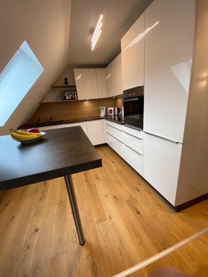דירות Modernes Penthouse, Nahe Wuerzburg מראה חיצוני תמונה