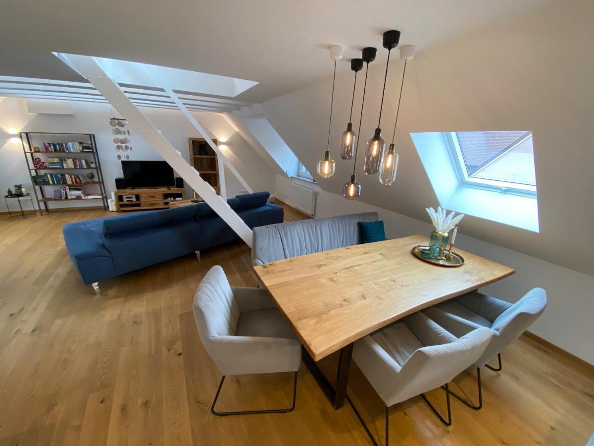דירות Modernes Penthouse, Nahe Wuerzburg מראה חיצוני תמונה